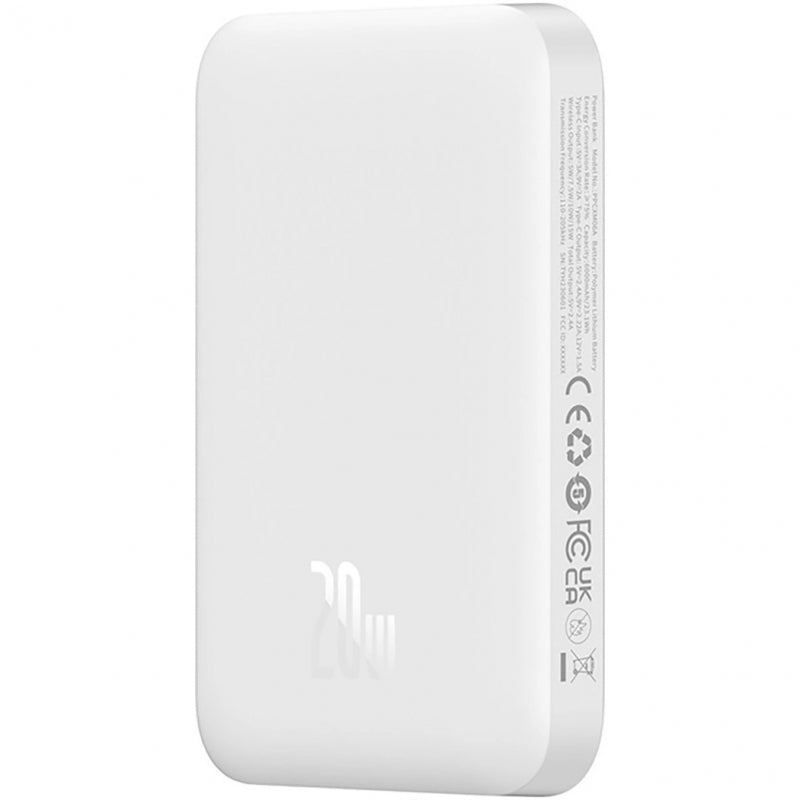 Baterie Externa Wireless Baseus Magnetic Mini, 6000mAh, 20W, PD + FQI, 1 x USB-C
