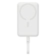 Baterie Externa Wireless Baseus Magnetic Mini, 10000mAh, 30W, PD + FQI, 1 x QI - 2 x USB-C, Alba P1002210B223-00