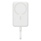 Baterie Externa Wireless Baseus Magnetic Mini, 10000mAh, 30W, PD + FQI, 1 x QI - 2 x USB-C, Alba P1002210B223-00