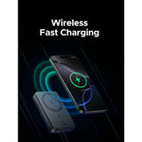 Baterie Externa Wireless UGREEN PB562, 10000mAh, 20W, PD + FQI, 1 x QI - 1 x USB-C