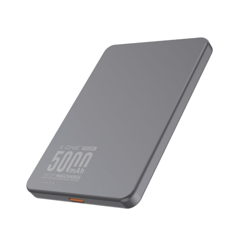Baterie Externa Wireless X-One Razor Magcharge Ultraslim, 5000mAh, 15W, FQI, 1 x QI