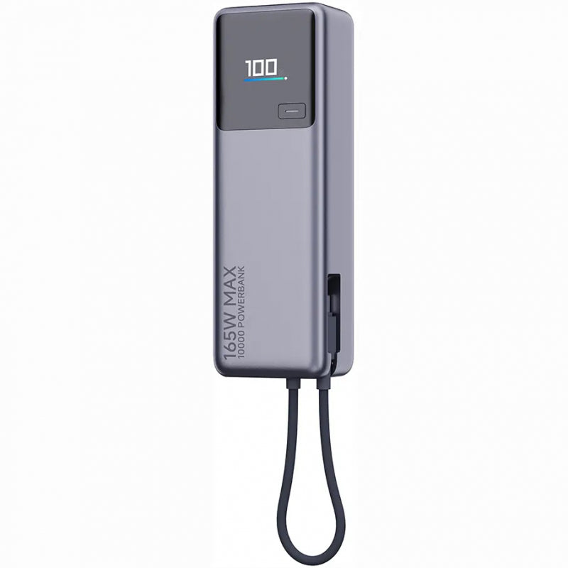 Baterie Externa Xiaomi, 10000mAh, 165W, PD, 2 x USB-C, Gri PB1165MI