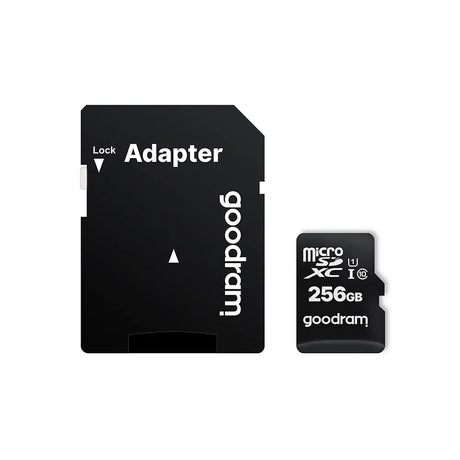 Card de memorie microSD GOODRAM 256GB 100MB/s clasa 10 UHS I cu adaptor SD