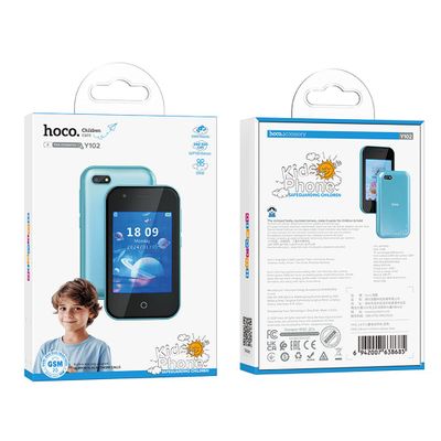 Telefon mobil pentru copii Hoco Y102, card Nano 2G, 2,8" 800mAh, cu camera