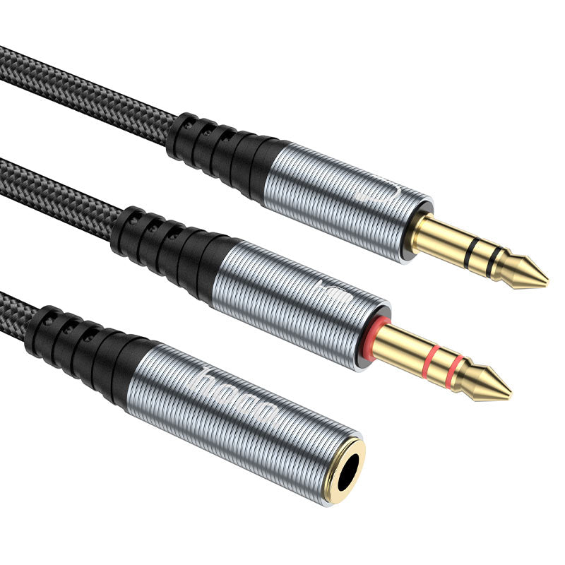 Adaptor Audio 3.5mm - 2 x 3.5mm HOCO UPA21, 0.25m