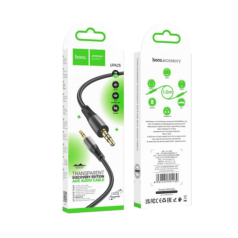 Cablu Audio 3.5mm - 3.5mm HOCO UPA25, 1m