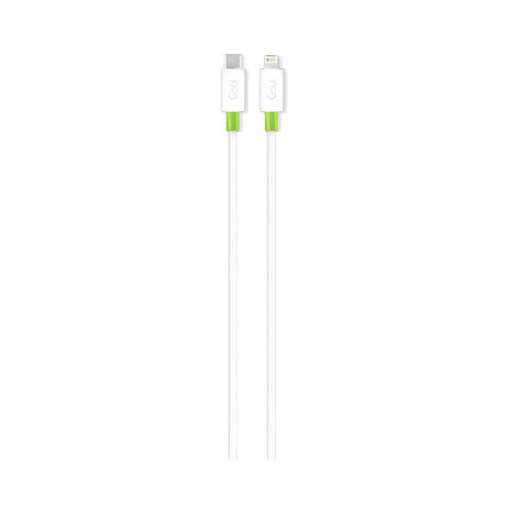 Cablu Date si Incarcare USB-C - Lightning Goui Classic, 18W, 3m, Alb G-CLASSICC943M-W