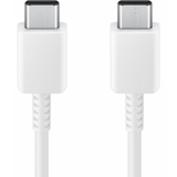 Cablu Date si Incarcare USB-C - USB-C Samsung EP-DA705BWE, 25W, 1m, Alb GP-TOU021RFBWW