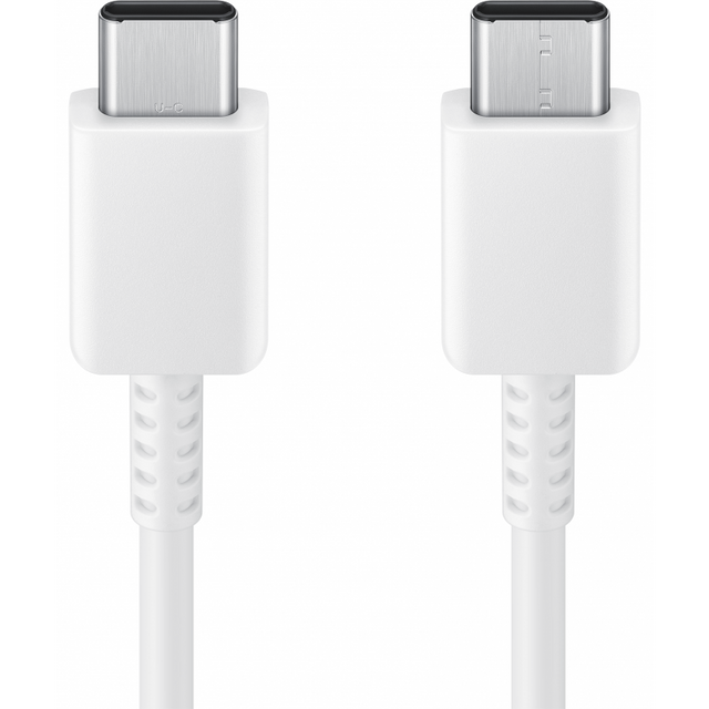 Cablu Date si Incarcare USB-C - USB-C Samsung EP-DA705BWE, 25W, 1m, Alb GP-TOU021RFBWW