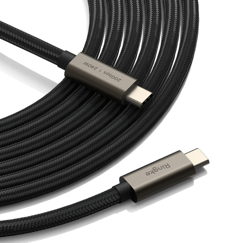 Cablu Date si Incarcare USB-C - USB-C Ringke 2X2, 240W, 1m