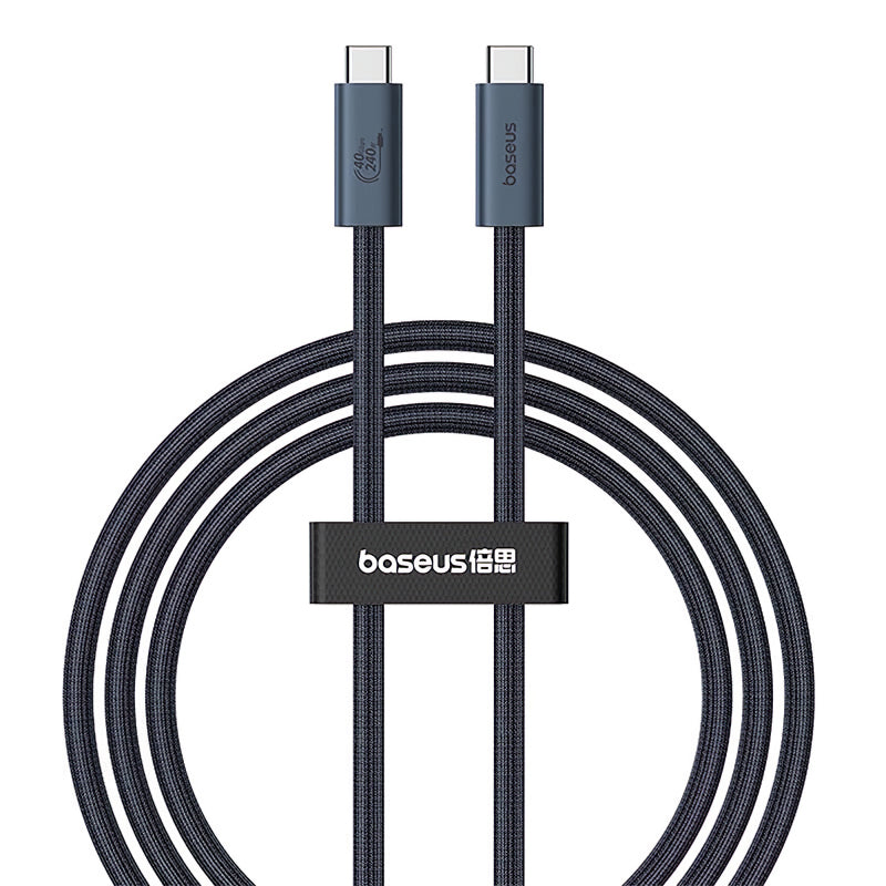 Cablu Date si Incarcare USB-C - USB-C Baseus Flash Series II, 240W, 1m, Negru P10311803111-00