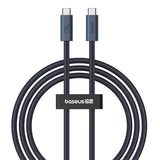 Cablu Date si Incarcare USB-C - USB-C Baseus Flash Series II, 240W, 1m, Negru P10311803111-00