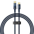 Cablu Date si Incarcare USB-C - USB-C Baseus Explorer, 100W, 1m, Bleumarin P10319704321-00