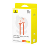 Cablu Date si Incarcare USB-A - USB-C Baseus Zero Degree Series, 100W, 2m