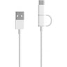 Cablu Date si Incarcare USB-A - microUSB / USB-C Xiaomi, 18W, 1m, Alb SJV4082TY