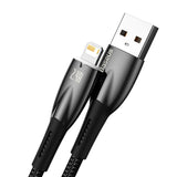 Cablu Date si Incarcare USB-A - Lightning Baseus Glimmer Series, 20W, 2m