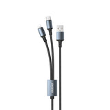 Cablu Date si Incarcare USB-A - Lightning / USB-C Dudao TGL2, 1.2m