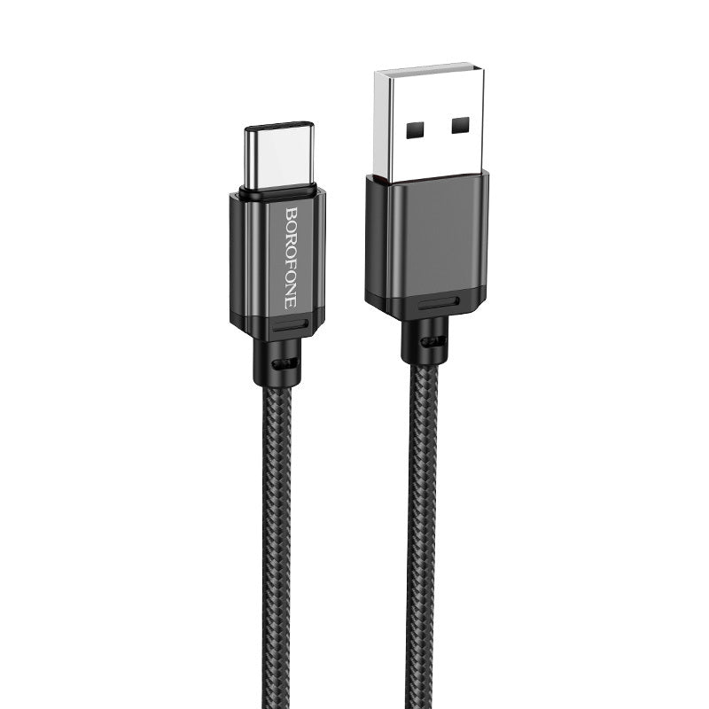 Cablu Date si Incarcare USB-A - USB-C Borofone BX87 Sharp, 60W, 1m