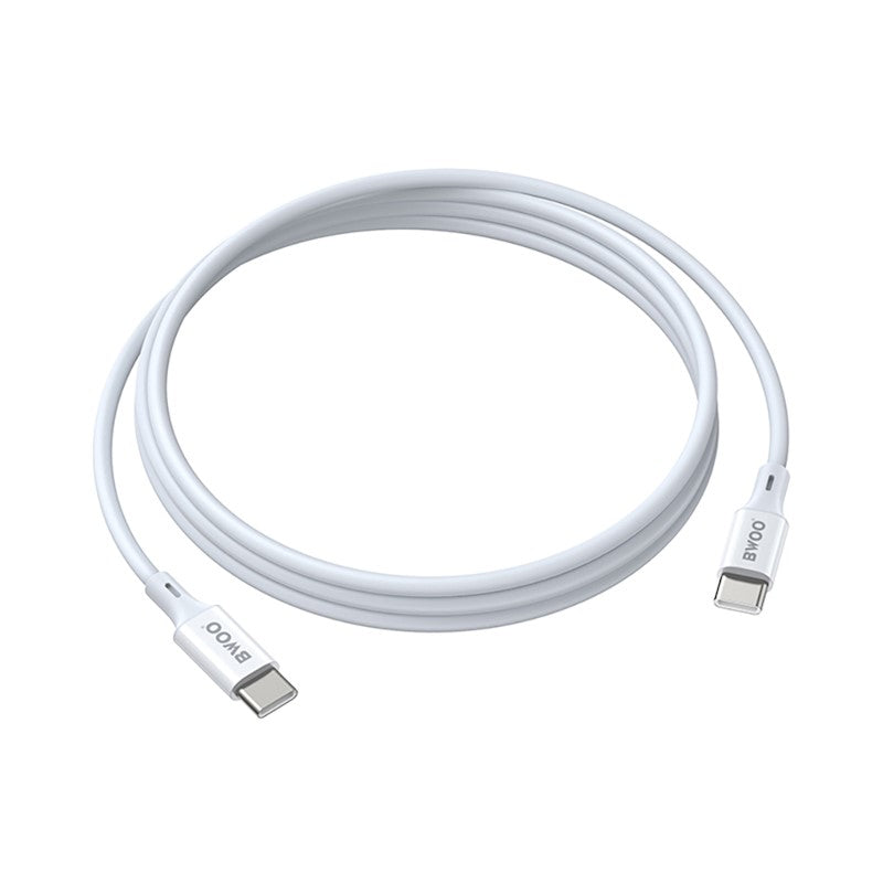 Cablu Date si Incarcare USB-C - USB-C BWOO X282, 60W, 1m