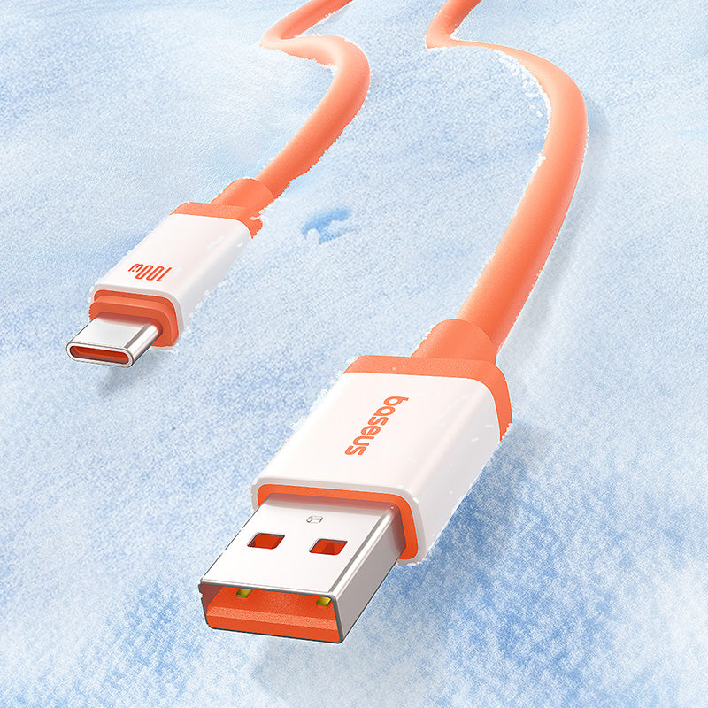 Cablu Date si Incarcare USB-A - USB-C Baseus Zero Degree Series, 100W, 2m