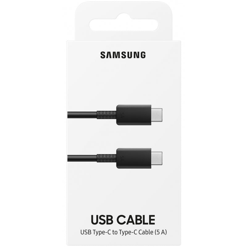 Cablu Date si Incarcare USB-C - USB-C Samsung EP-DN975, 100W, 1m, Negru EP-DN975BBEGWW