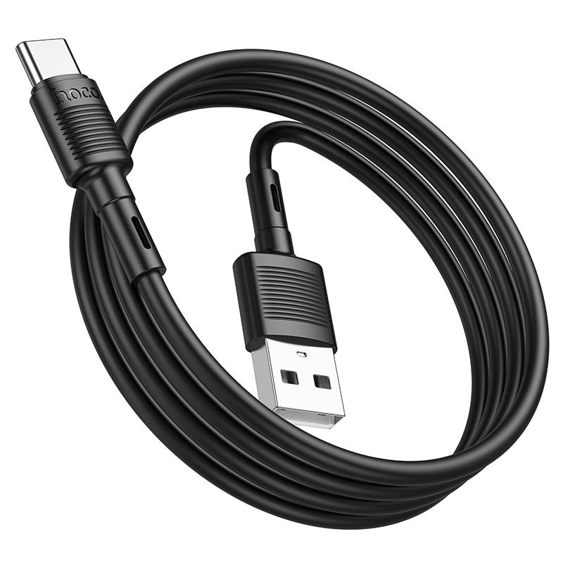 Cablu Date si Incarcare USB-A - USB-C HOCO X83 Victory, 60W, 1m