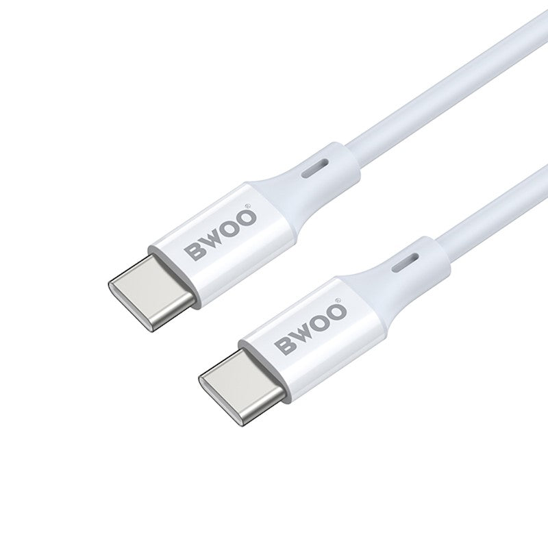Cablu Date si Incarcare USB-C - USB-C BWOO X282, 60W, 1m