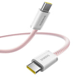 Cablu Date si Incarcare USB-C - USB-C Baseus Dynamic 4 Series, 100W, 1m, Roz P10381400411-00