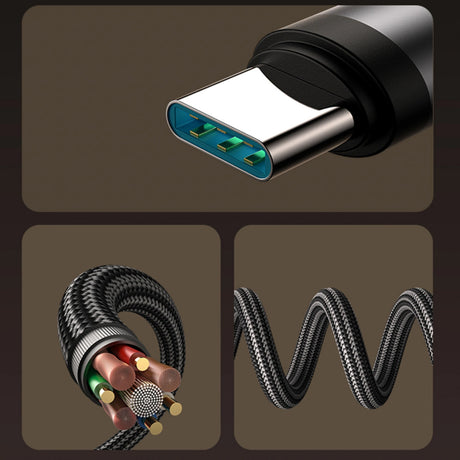 Cablu Date si Incarcare USB-C - USB-C Joyroom S-A56 EnjoyX Angled, 60W, 1.2m