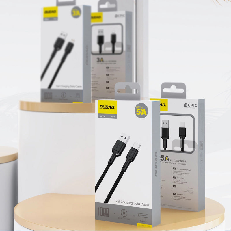 Cablu Date si Incarcare USB-A - USB-C Dudao L9T, 100W, 1m