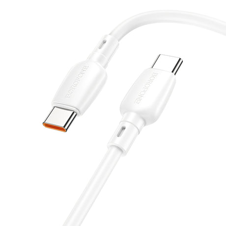 Cablu Date si Incarcare USB-C - USB-C Borofone BX93, 100W, 1m