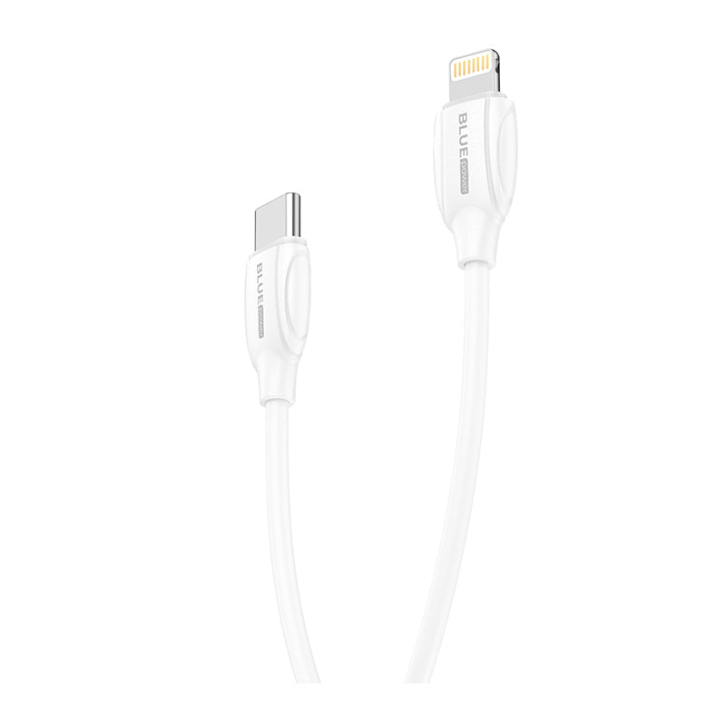 Cablu Date si Incarcare USB-C - Lightning BLUE Power B1BX19, 18W, 1m