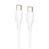 Cablu Date si Incarcare USB-C - USB-C Borofone BX93, 100W, 1m