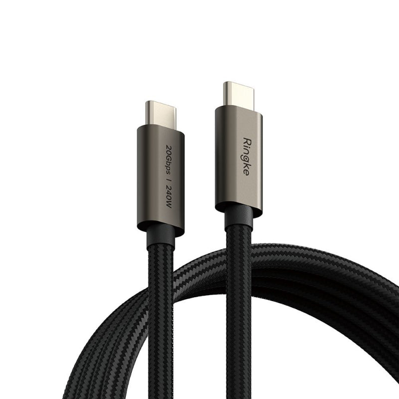 Cablu Date si Incarcare USB-C - USB-C Ringke 2X2, 240W, 1m