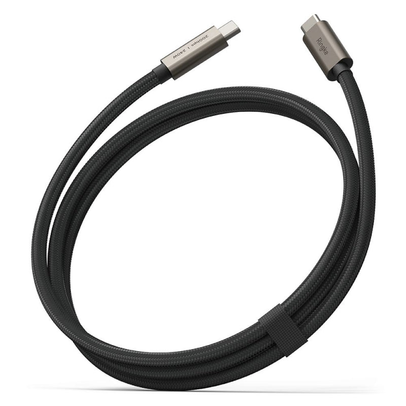 Cablu Date si Incarcare USB-C - USB-C Ringke 2X2, 240W, 1m