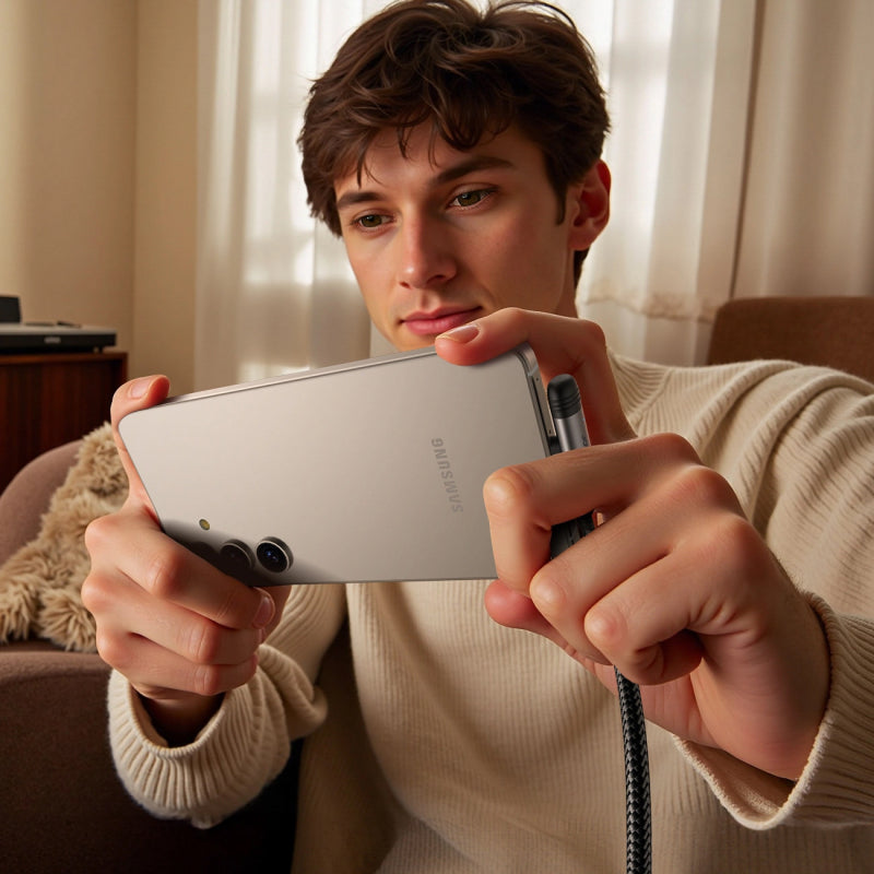 Cablu Date si Incarcare USB-C - USB-C Joyroom S-A56 EnjoyX Angled, 60W, 1.2m