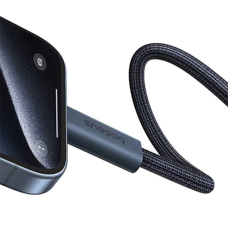 Cablu Date si Incarcare USB-C - USB-C Baseus Flash Series II, 240W, 1m, Negru P10311803111-00
