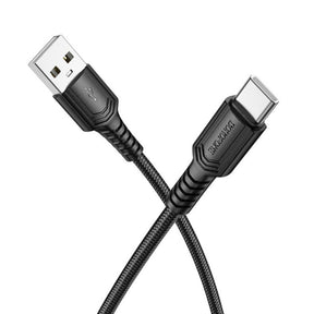 Cablu Date si Incarcare USB-A - USB-C Borofone BX116 Certain, 18W, 1m