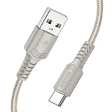 Cablu Date si Incarcare USB-A - USB-C Borofone BX116 Certain, 18W, 1m