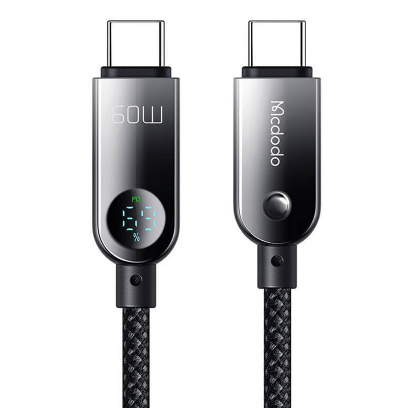 Cablu Date si Incarcare USB-C - USB-C McDodo CA-4780 Display, 60W, 1.2m