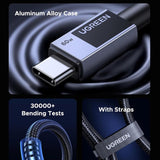 Cablu Date si Incarcare USB-C - USB-C UGREEN L524, 60W, 1m