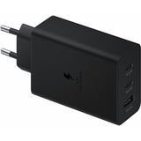 Incarcator Retea Samsung Trio, 65W, 3.5A, 1 x USB-A - 2 x USB-C, Negru EP-T6530NBEGEU