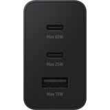 Incarcator Retea Samsung Trio, 65W, 3.5A, 1 x USB-A - 2 x USB-C, Negru EP-T6530NBEGEU