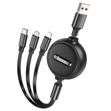 Cablu Incarcare USB-A - Lightning / microUSB / USB-C HOCO X75, 18W, 1m