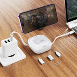 Cablu Date si Incarcare USB-C - USB-C HOCO U140, 60W, 0.95m