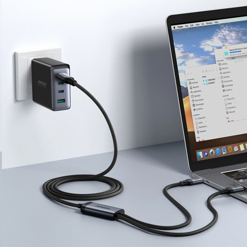 Cablu Incarcare USB-C - USB-C Joyroom SA21-1T2, 100W, 1.5m