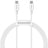 Cablu Date si Incarcare USB-C - USB-C Baseus Superior Series, 100W, 1m, Alb CATYS-B02