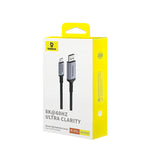 Cablu Audio si Video USB-C - DisplayPort Baseus Ultra Clarity, 8K, 1.5m, Negru B0063370D111-00