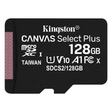 Card Memorie microSDXC Kingston Canvas Select Plus, 128Gb, Clasa 10 / UHS-1 U1 SDCS2/128GBSP