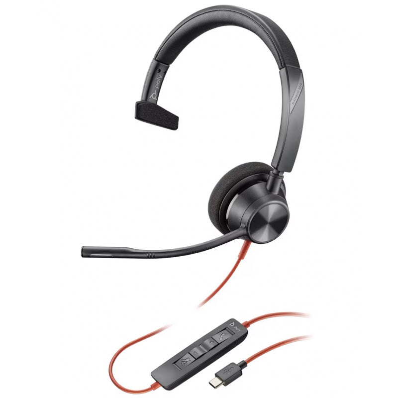 Casca USB-C HP Poly Blackwire C3310, Neagra 8X215AA